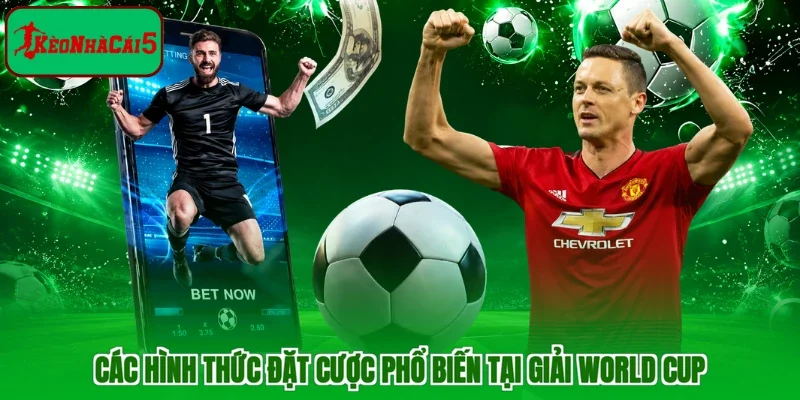 Các hình thức đặt cược phổ biến tại giải World Cup